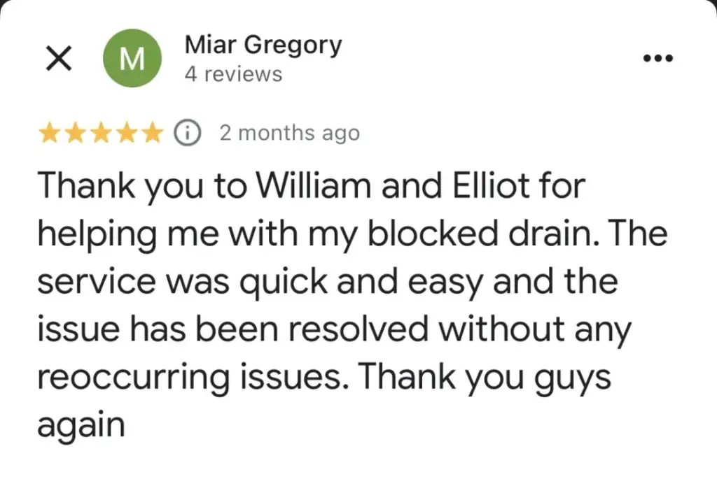 Apex Drainage Solutions Ltd Customer Review 03